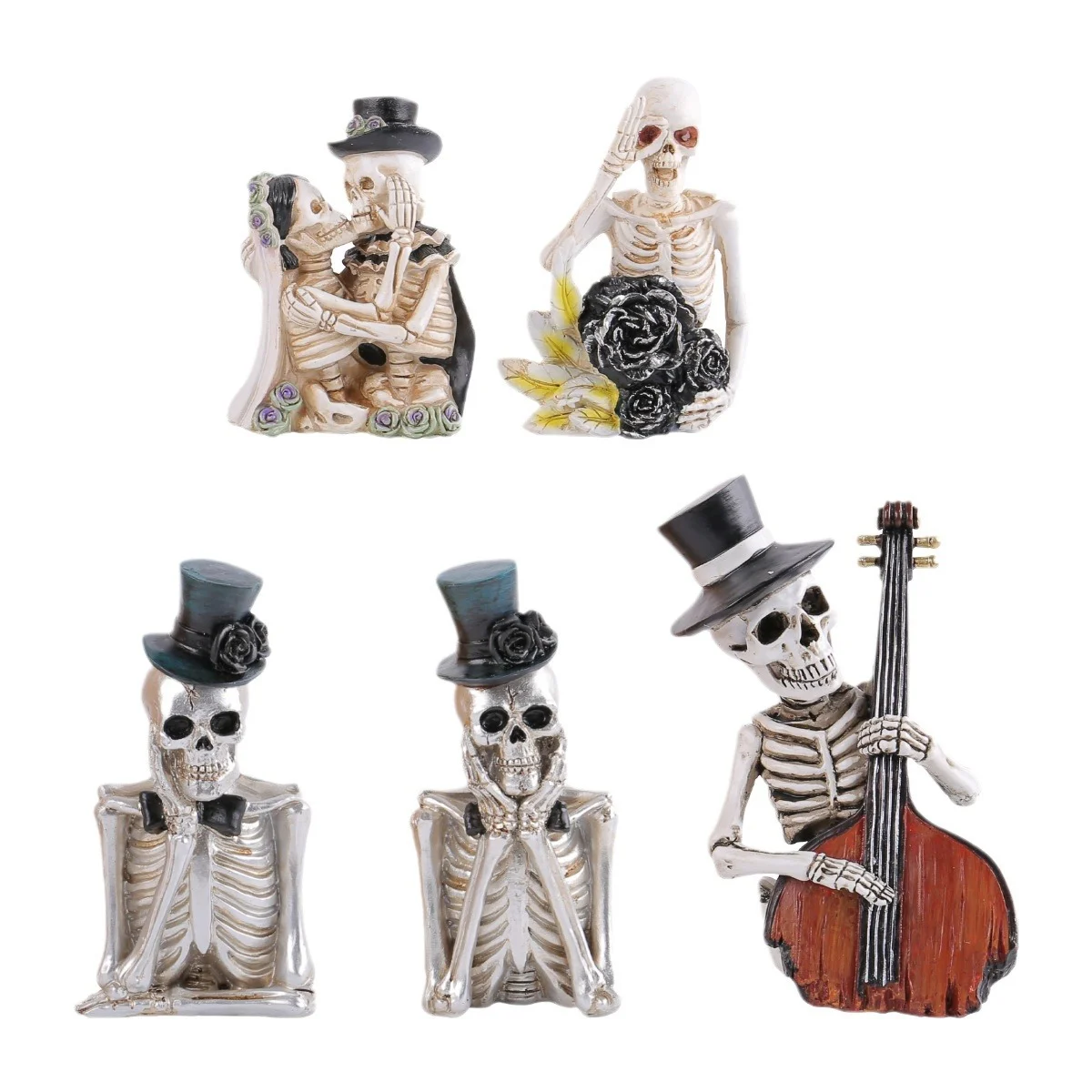 Halloween Cartoon Skull Characters Ornaments Chamber Of Secrets Haunted House Funny… — image 5