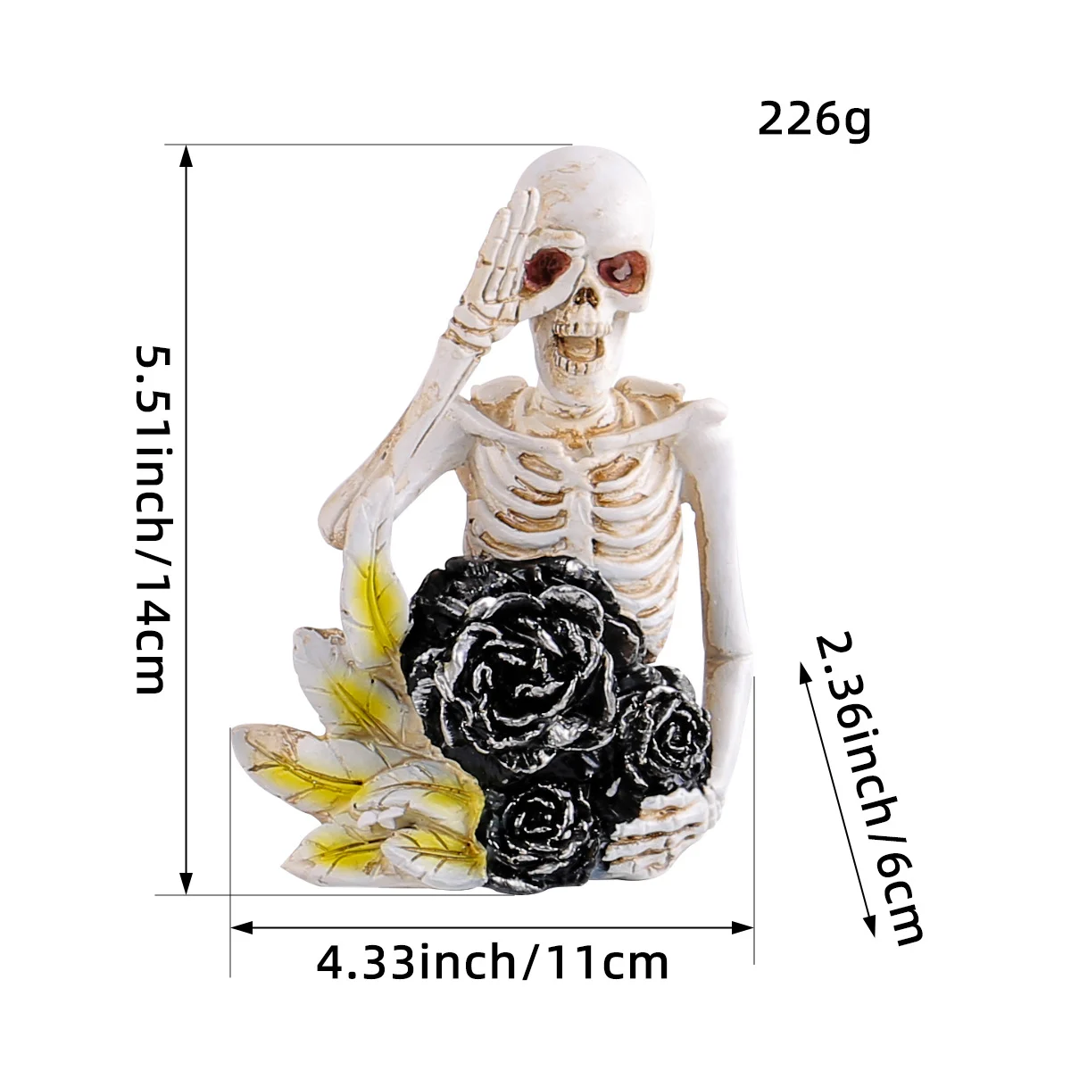 Halloween Cartoon Skull Characters Ornaments Chamber Of Secrets Haunted House Funny… — image 7