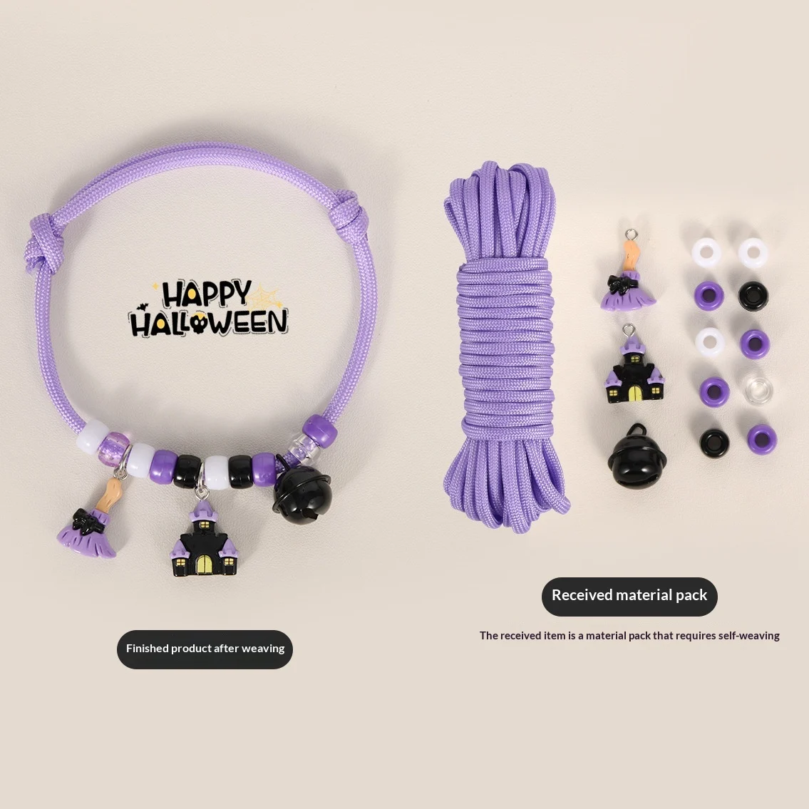 Halloween Cat And Dog Collar Hand-knitted Pumpkin Design Adjustable — image 10