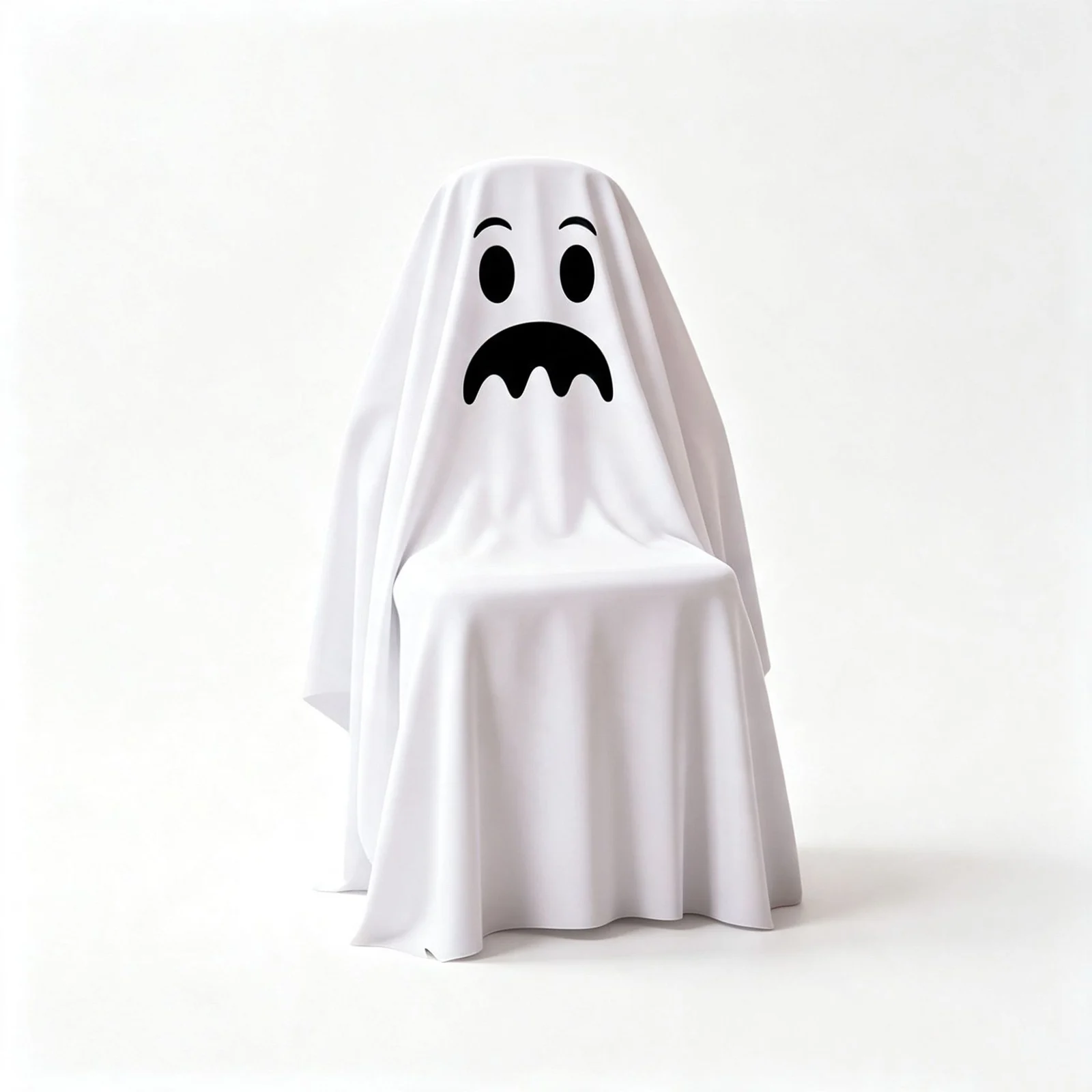 Halloween Decor Ghost Chair Cover Scary Face Double Sided Printed Outdoor Festival… — image 4