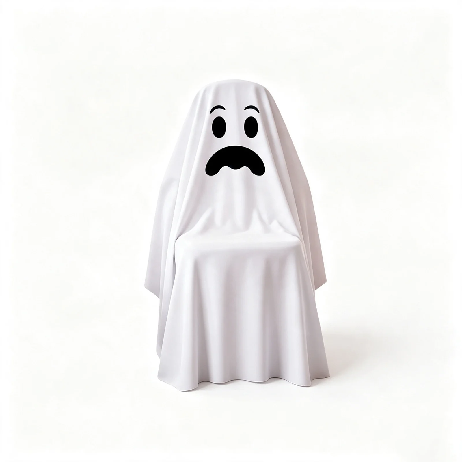 Halloween Decor Ghost Chair Cover Scary Face Double Sided Printed Outdoor Festival… — image 3