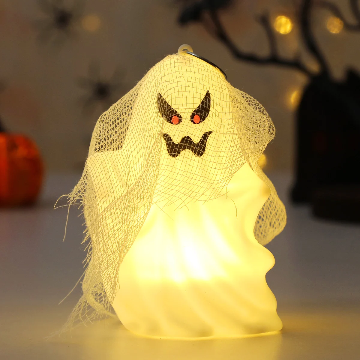 Halloween Decorative Ornaments Portable Pumpkin Lanterns Troublemakers Ghost Hanging… — image 8