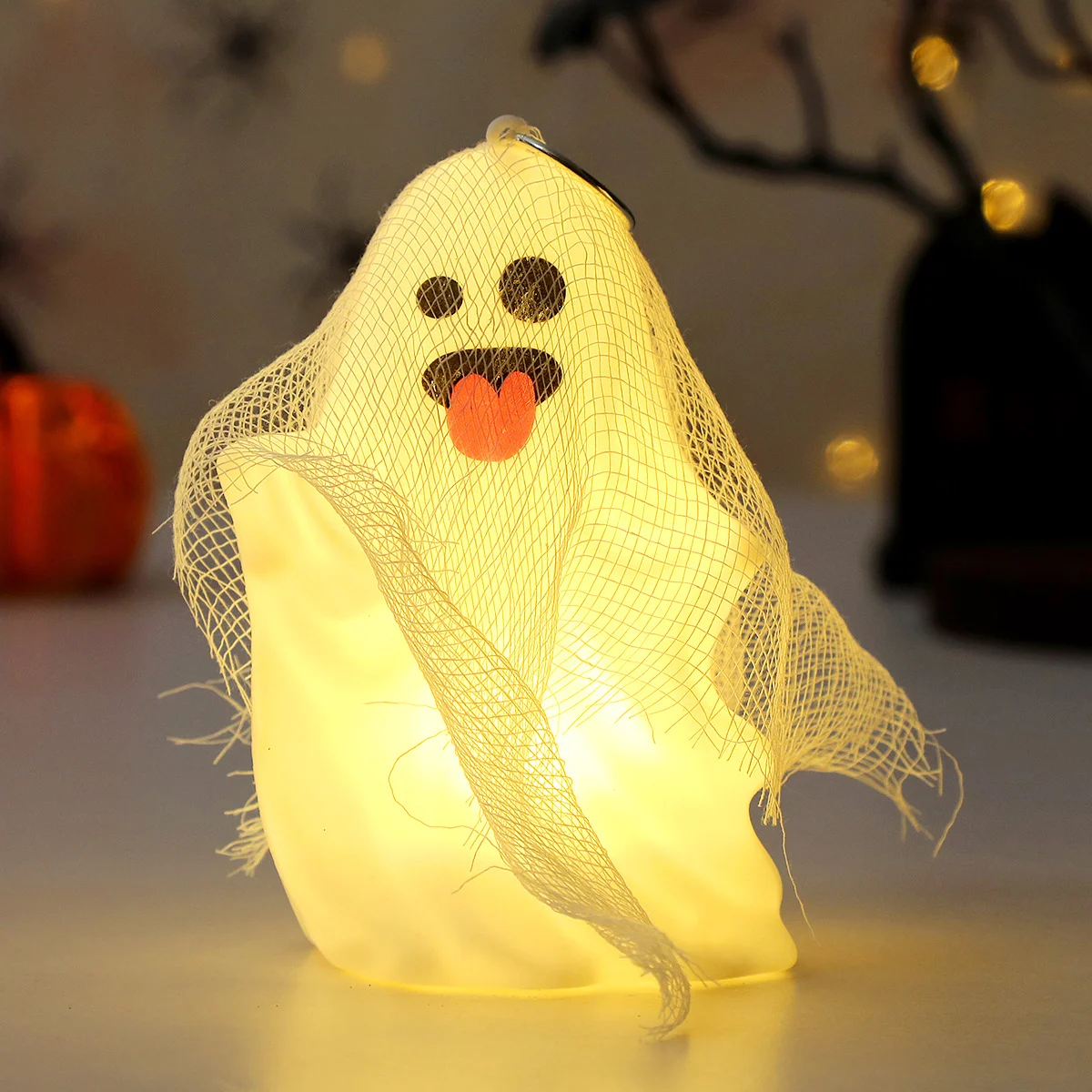 Halloween Decorative Ornaments Portable Pumpkin Lanterns Troublemakers Ghost Hanging… — image 7