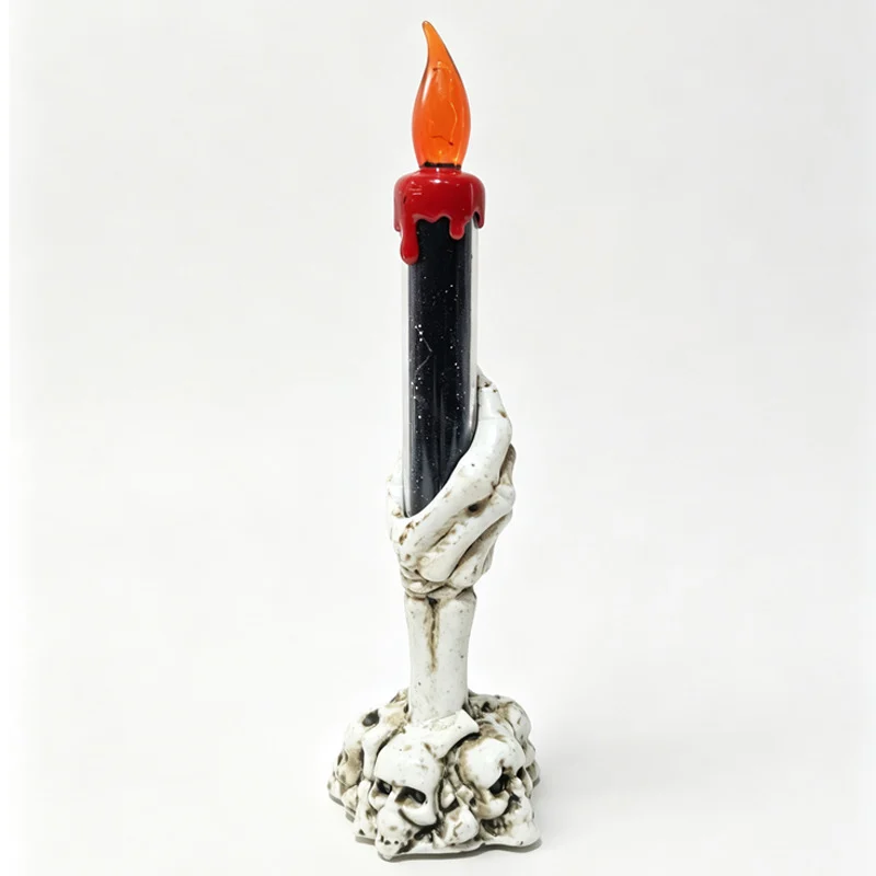 Halloween Digital Candle Light Led Ghost Hand Decoration Night Ornaments Supplies — image 4