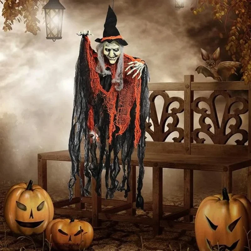 Halloween Hanging Pumpkin Witch Ghost Decorations — image 7