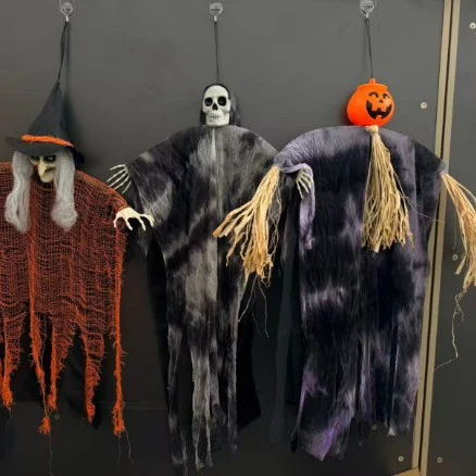 Halloween Hanging Pumpkin Witch Ghost Decorations — image 6
