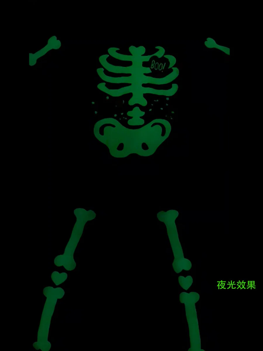 Halloween Kids' Home Wear Luminous Printed Pajamas Outfits — image 3