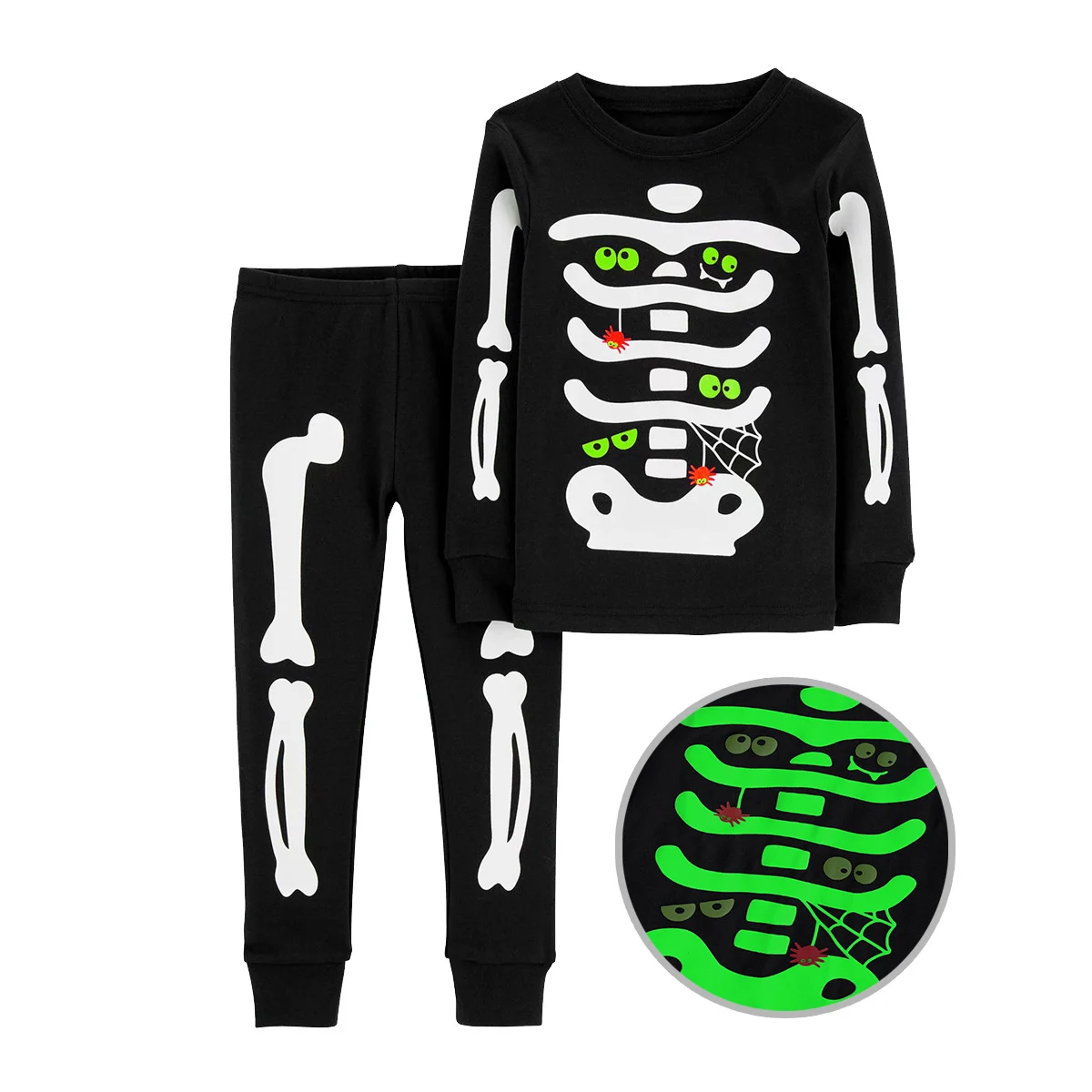 Halloween Kids' Home Wear Luminous Printed Pajamas Outfits — image 7