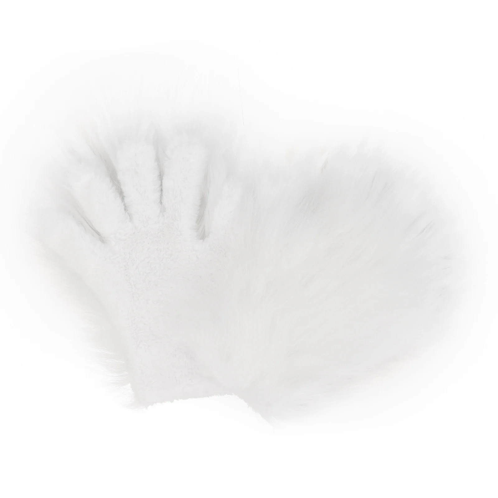 Halloween Long-plush Cat-claw Full-finger And Half-finger Gloves — image 8