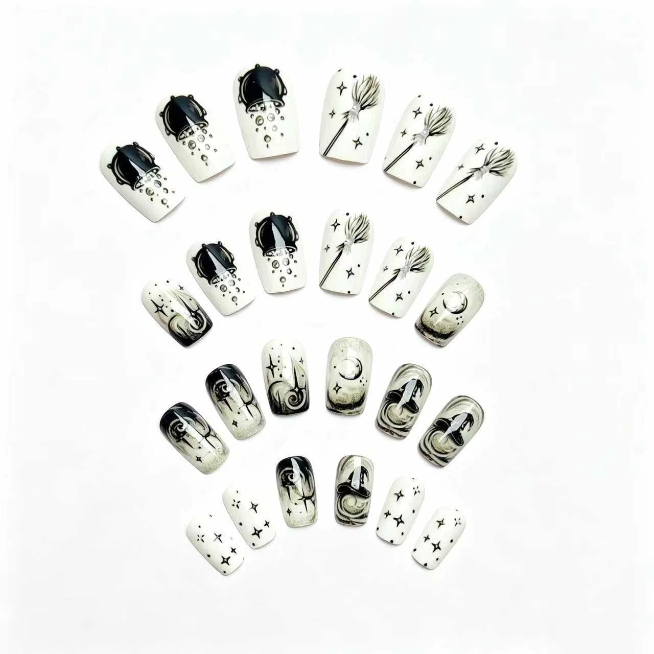 Halloween Medium-length Removable Nail Stickers — image 4