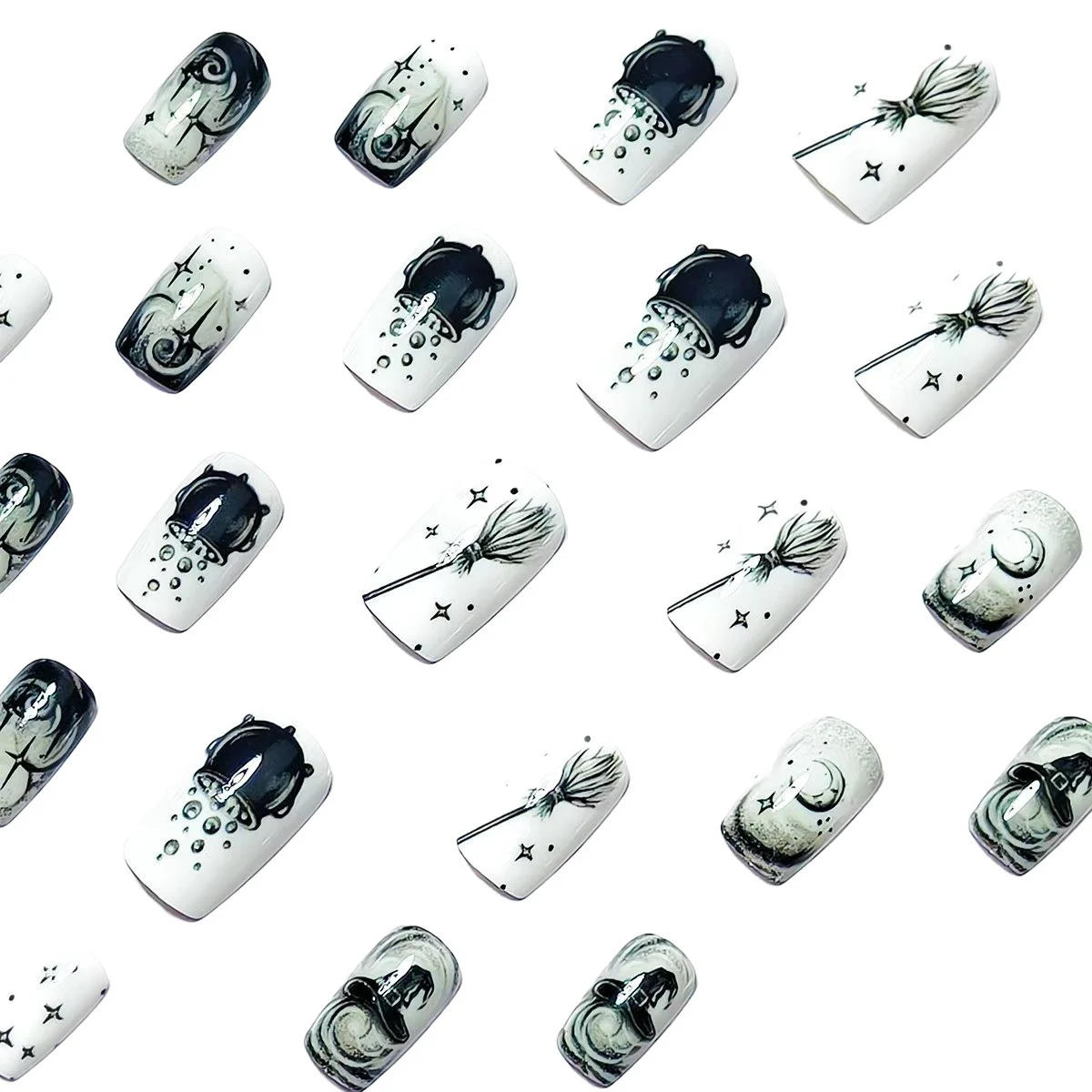 Halloween Medium-length Removable Nail Stickers — image 3
