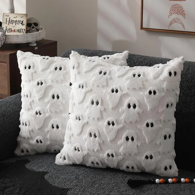 Halloween Pillow Covers 2 Pack, Pumpkin Ghost — image 10