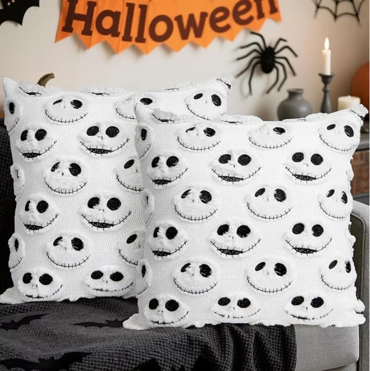 Halloween Pillow Covers 2 Pack, Pumpkin Ghost — image 8