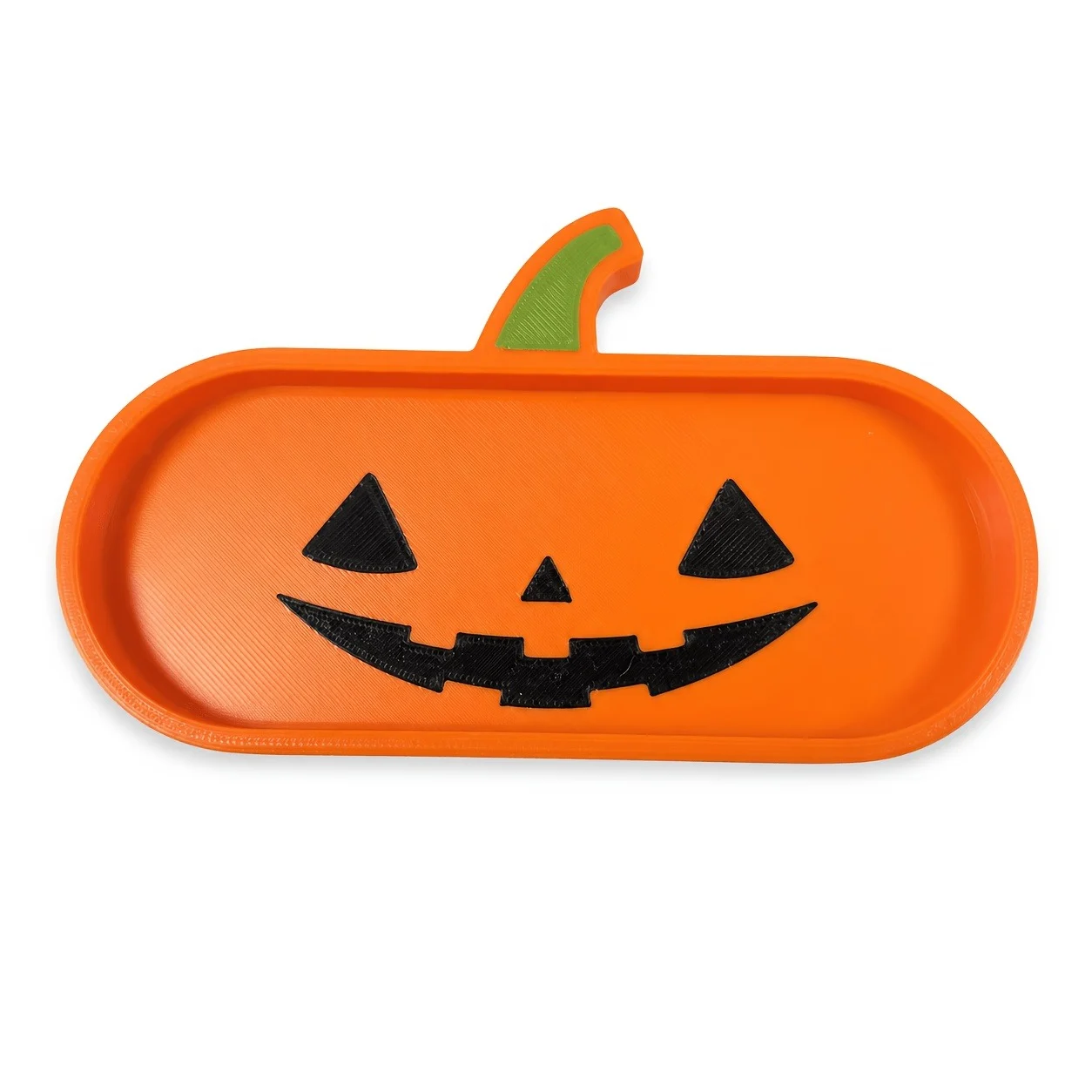 Halloween Pumpkin Eyeglasses Holder Tray, 3D Printed Jack O Lantern Glasses Organizer,… — image 8