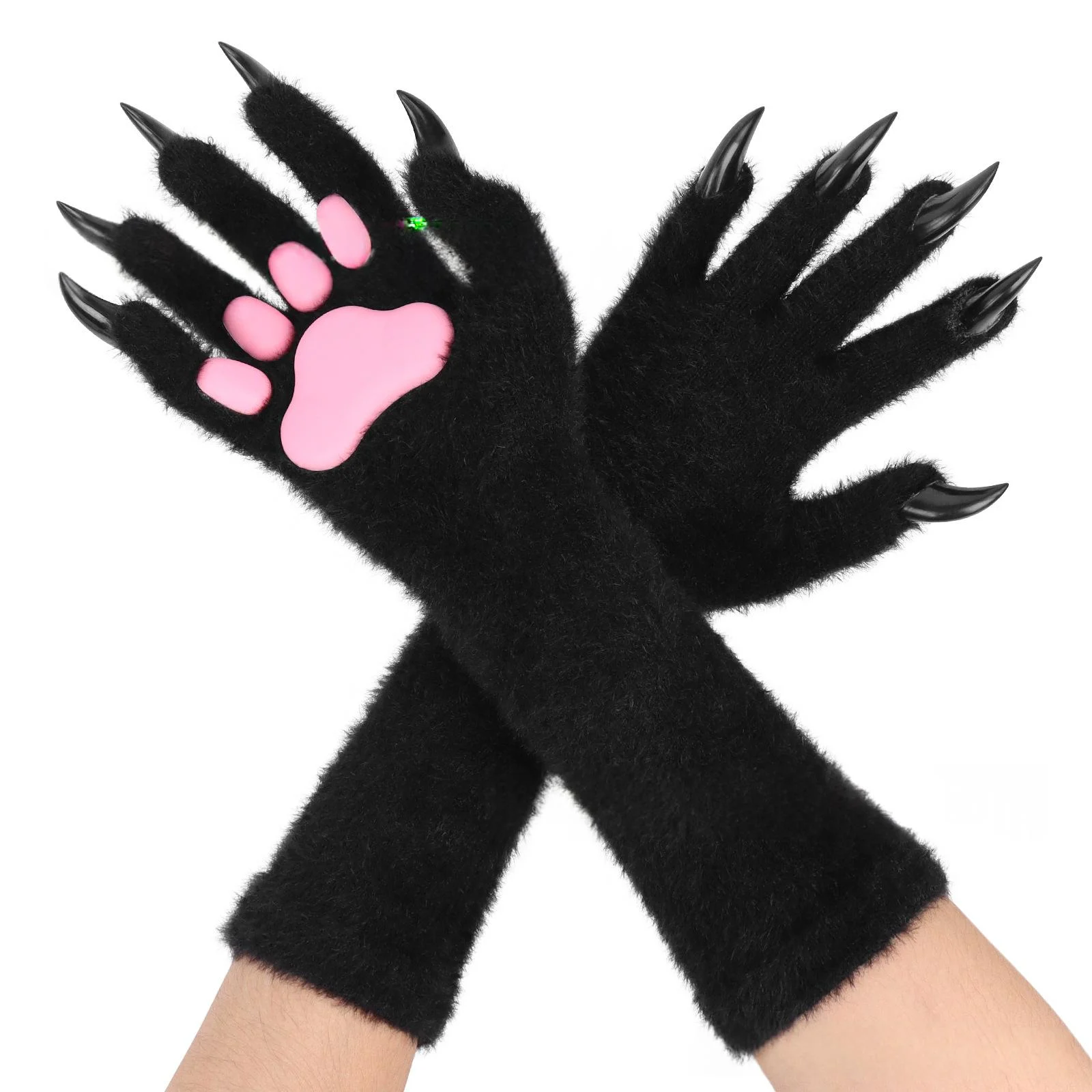 Halloween Silicone Meat Mat Long Gloves — variant image