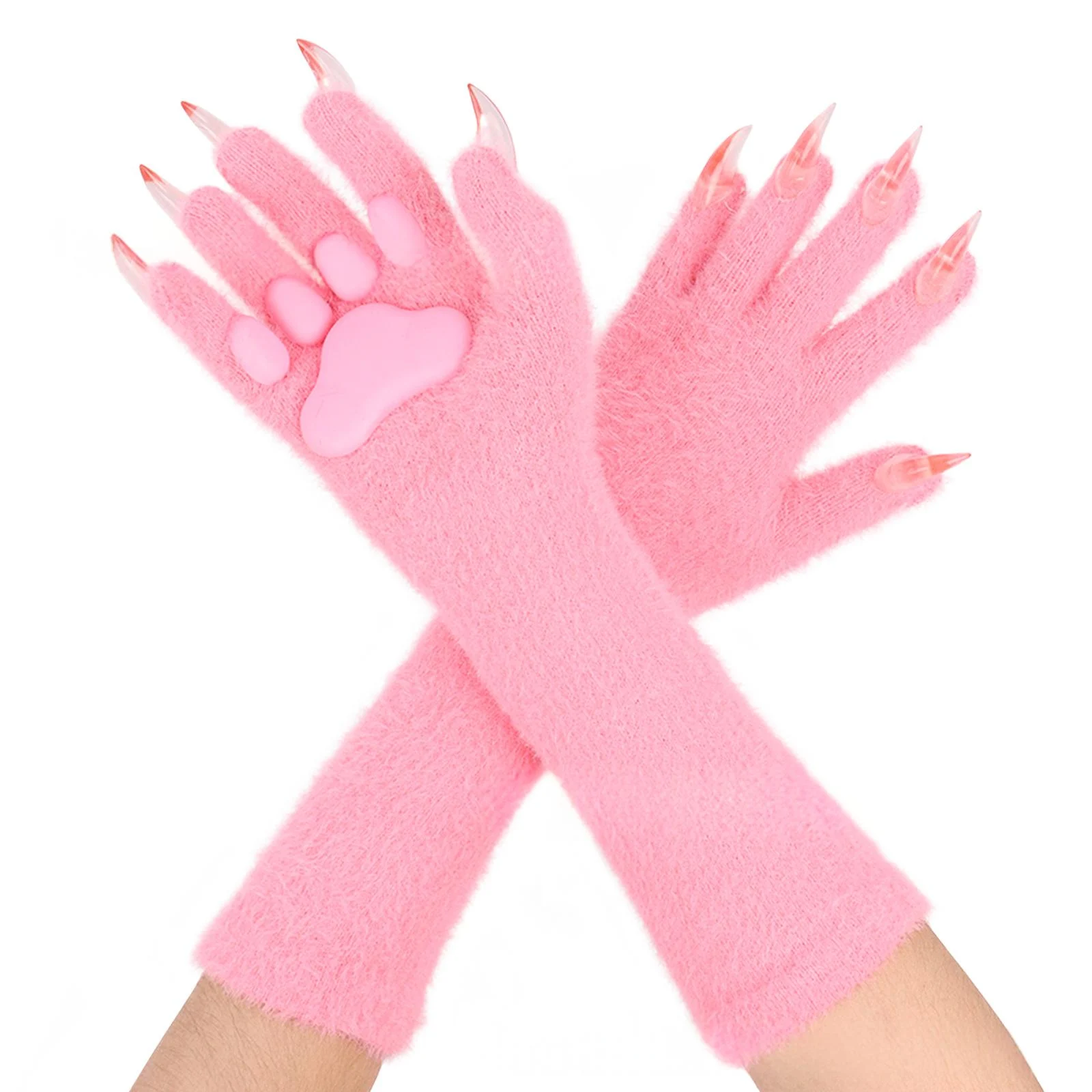 Halloween Silicone Meat Mat Long Gloves — variant image