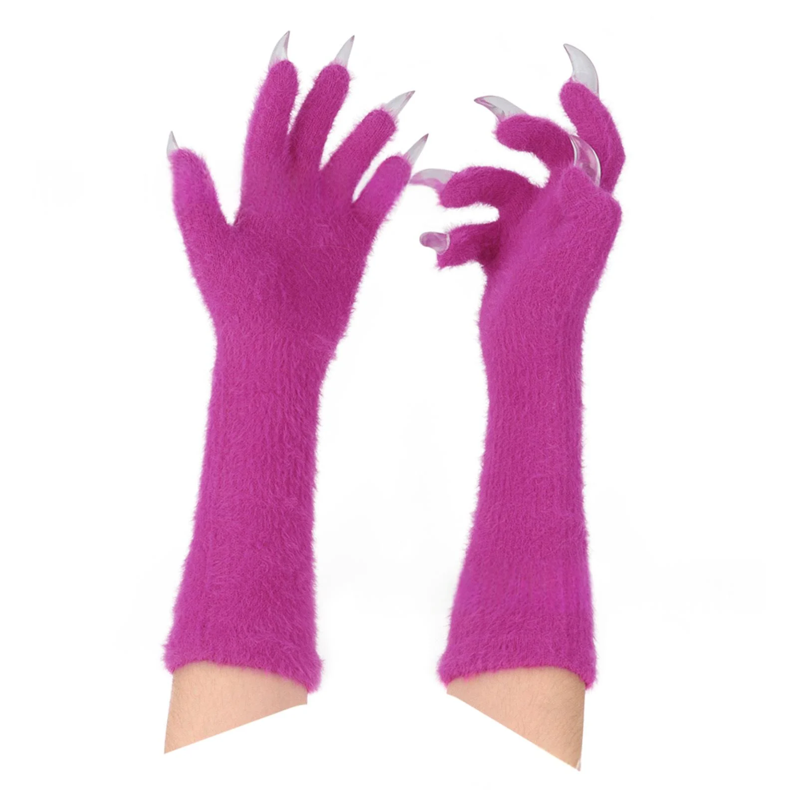 Halloween Silicone Meat Mat Long Gloves — variant image