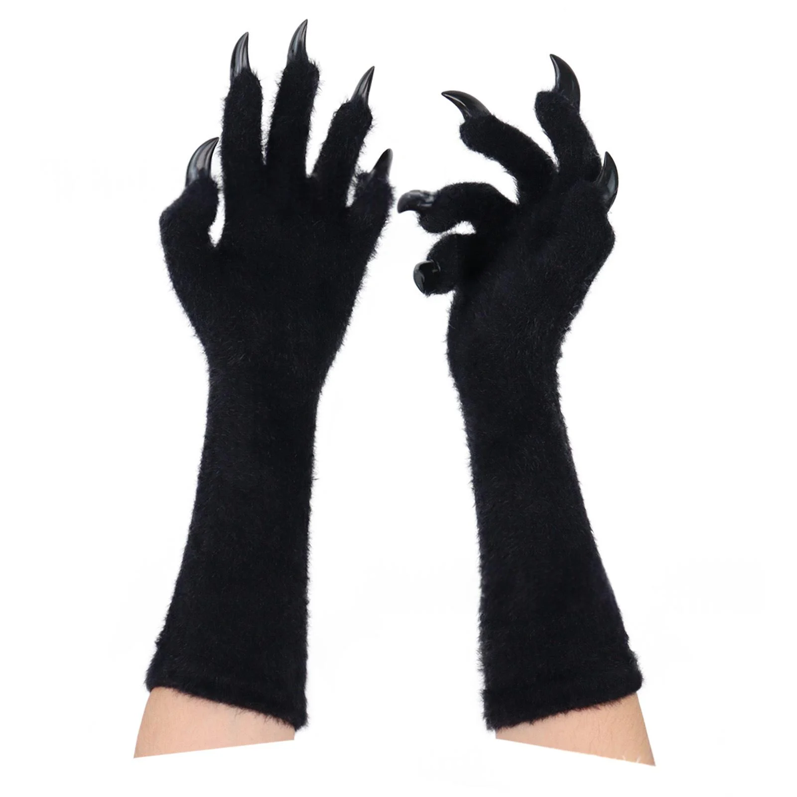 Halloween Silicone Meat Mat Long Gloves — variant image