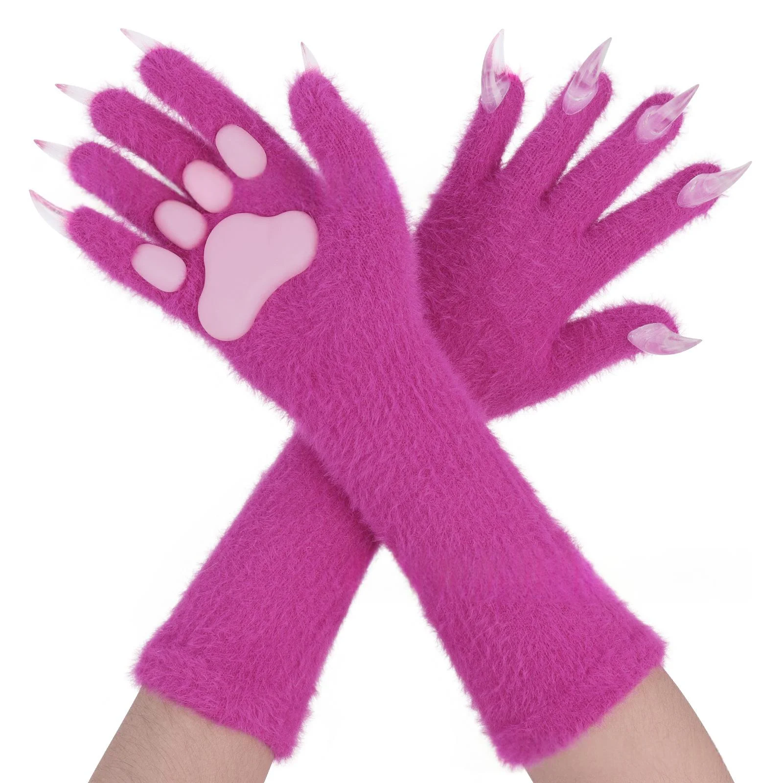 Halloween Silicone Meat Mat Long Gloves — variant image