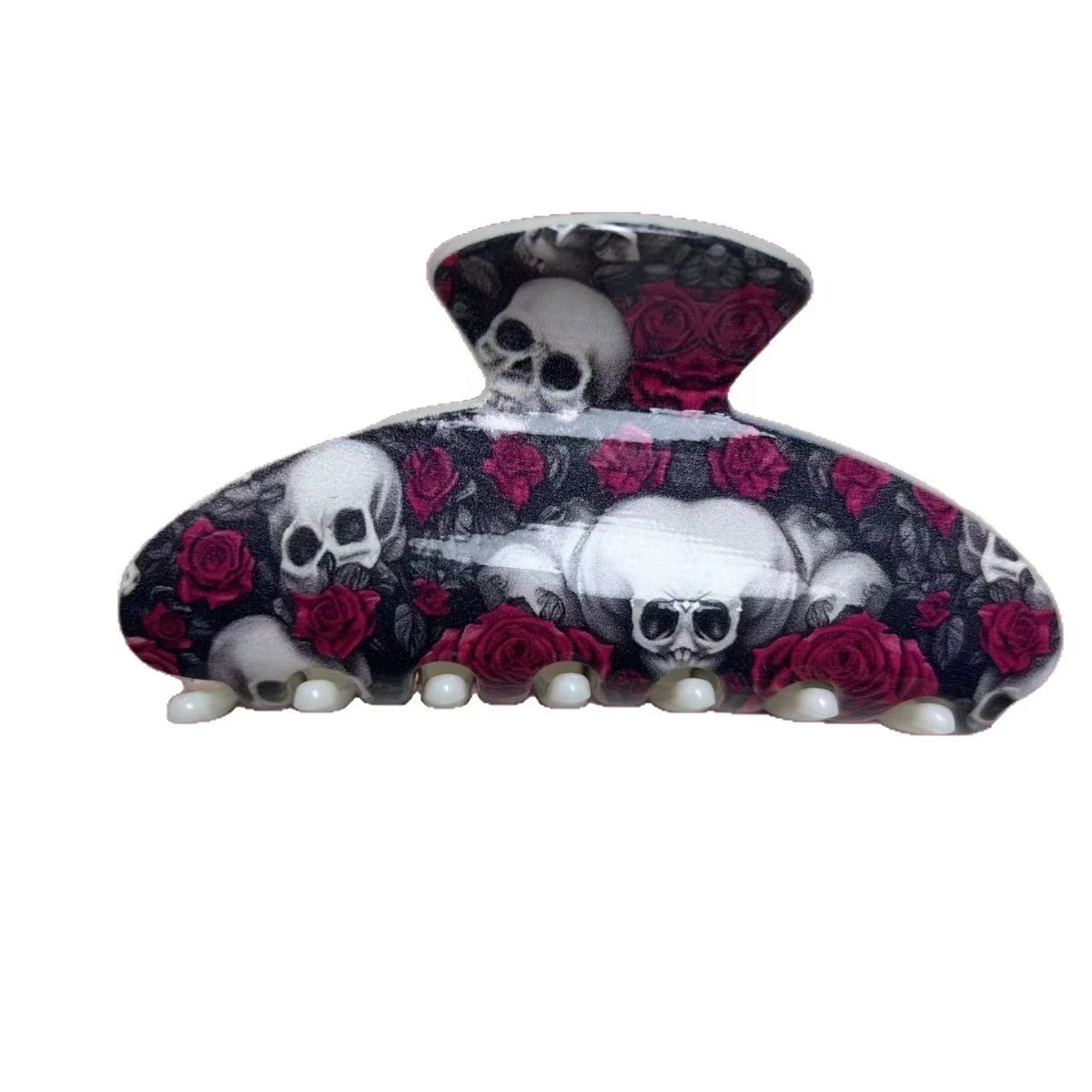Halloween Skull, Rose, And Shark Hair Clip — image 4