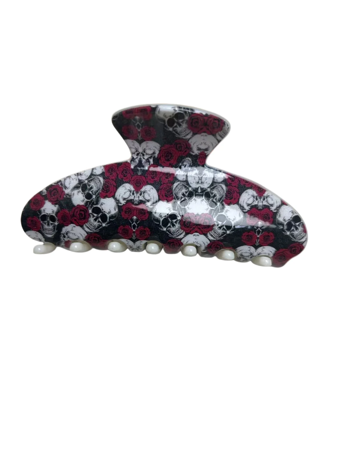 Halloween Skull, Rose, And Shark Hair Clip — image 3