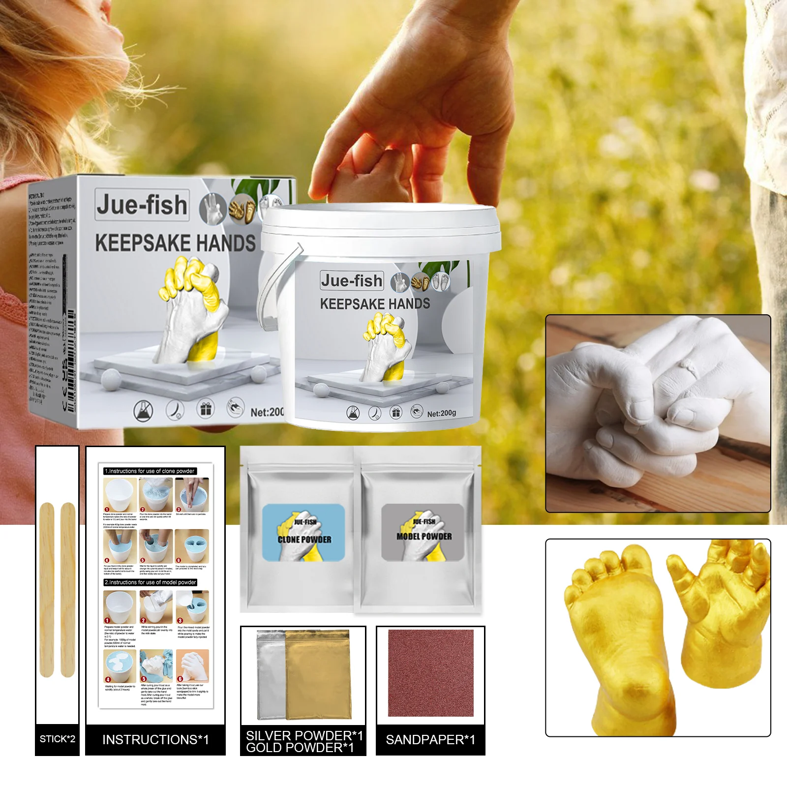 Hand Model Powder Set 1box — image 3