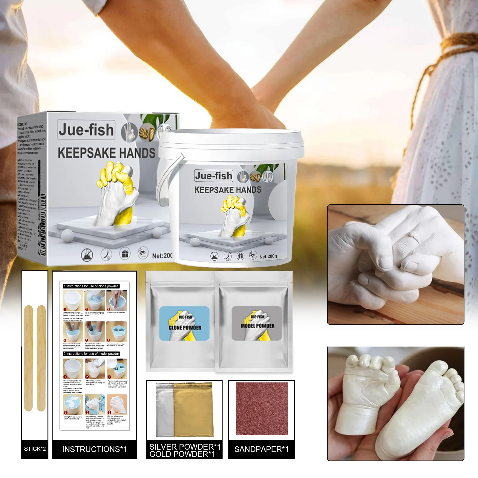 Hand Model Powder Set 1box — image 6