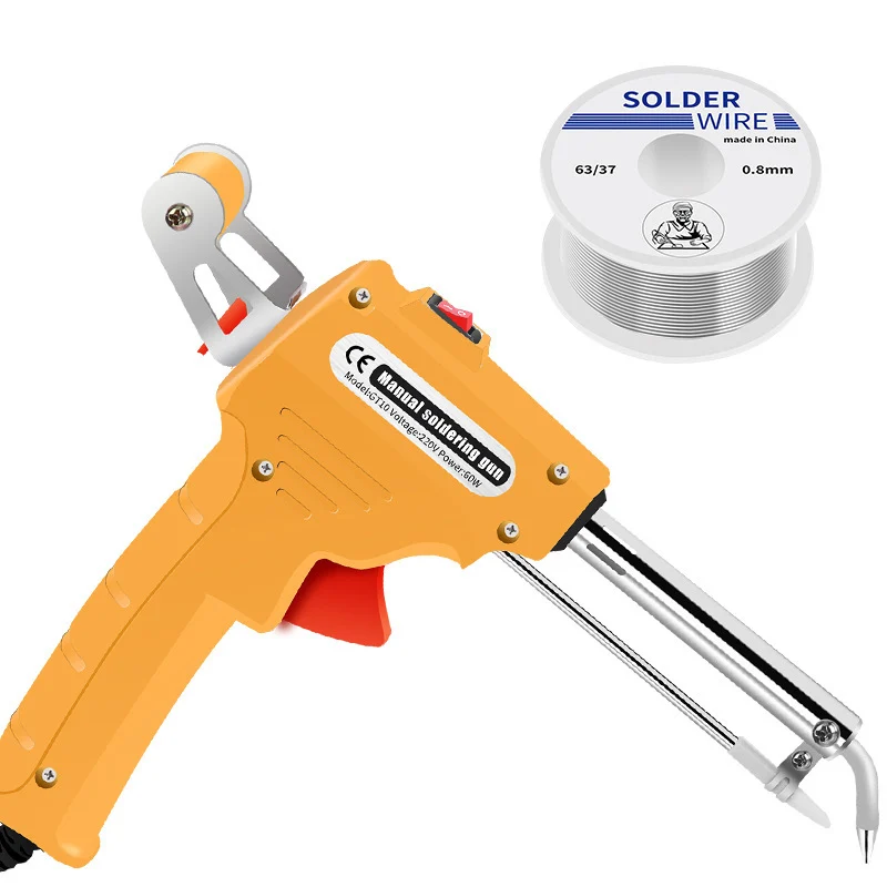 Handheld Electric Soldering Iron External Heating Gun Tin Feeding — image 3