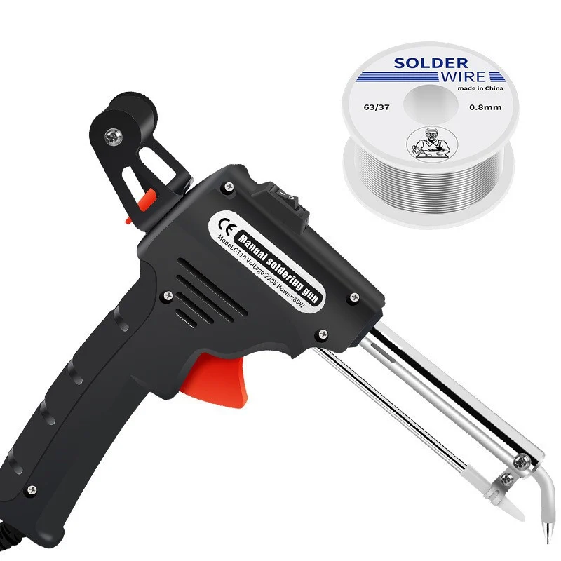 Handheld Electric Soldering Iron External Heating Gun Tin Feeding — image 1