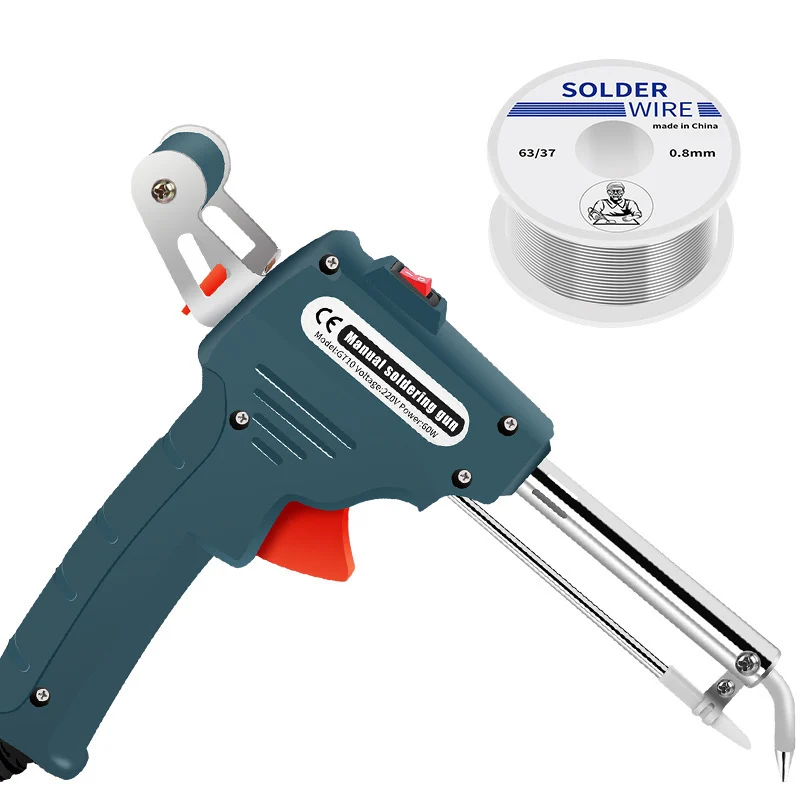 Handheld Electric Soldering Iron External Heating Gun Tin Feeding — image 6