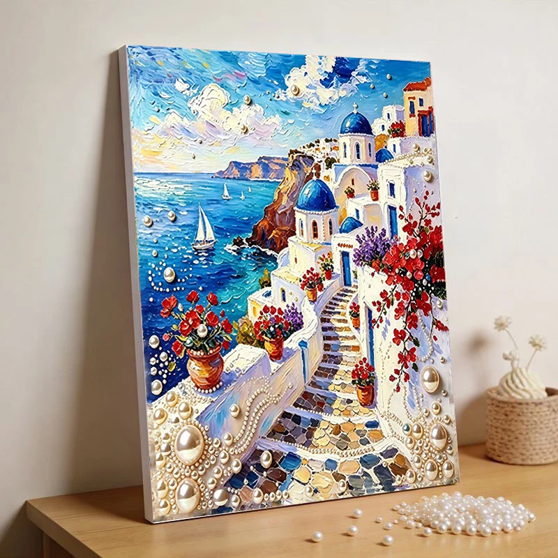 Handmade DIY Pearl Paintingnew Simple Style With Pearls — image 10
