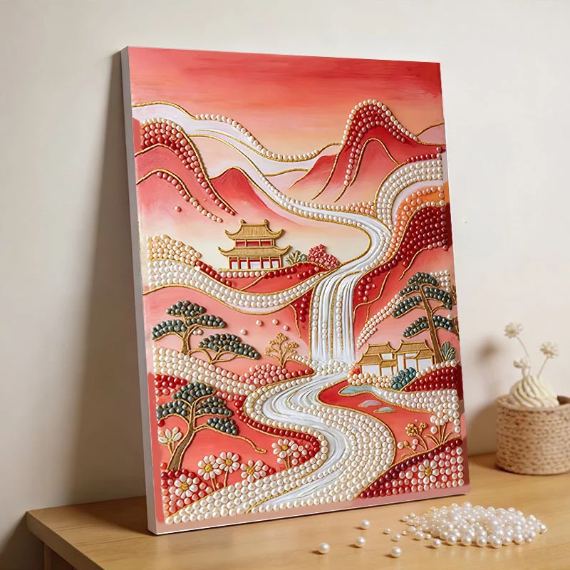Handmade DIY Pearl Paintingnew Simple Style With Pearls — image 12