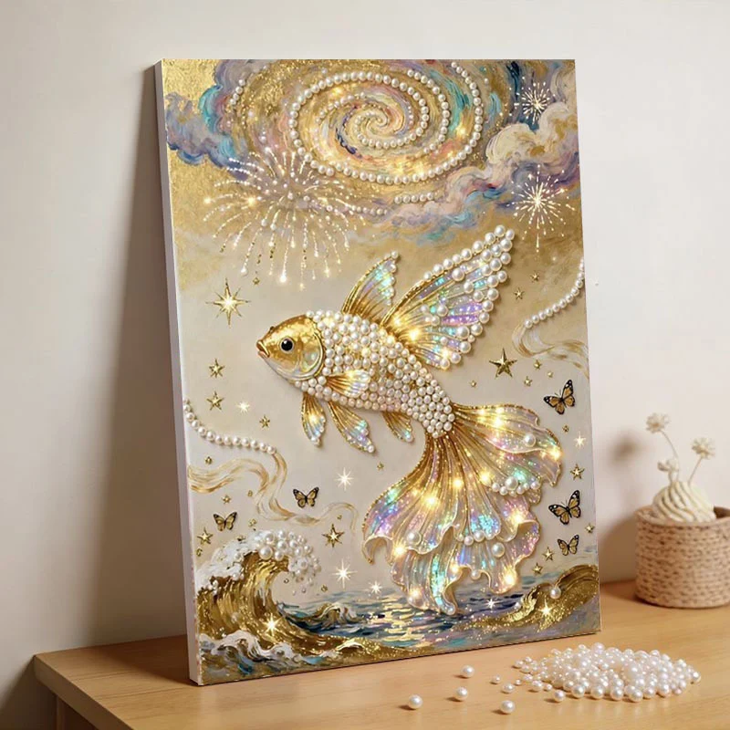 Handmade DIY Pearl Paintingnew Simple Style With Pearls — image 15