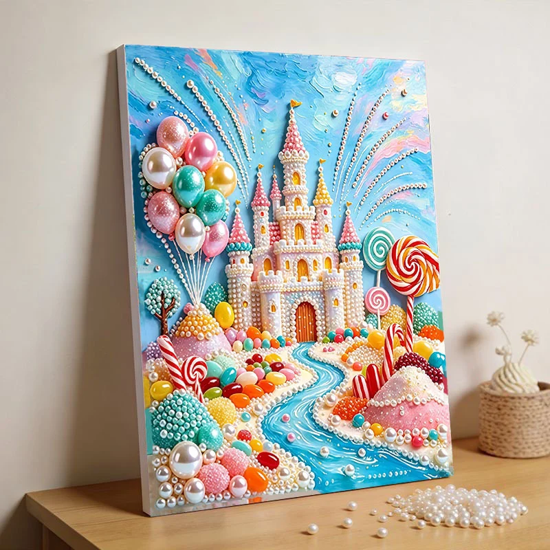 Handmade DIY Pearl Paintingnew Simple Style With Pearls — image 9