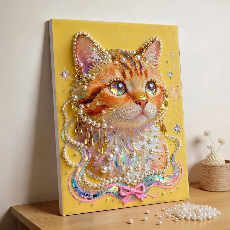 Handmade DIY Pearl Paintingnew Simple Style With Pearls — image 3
