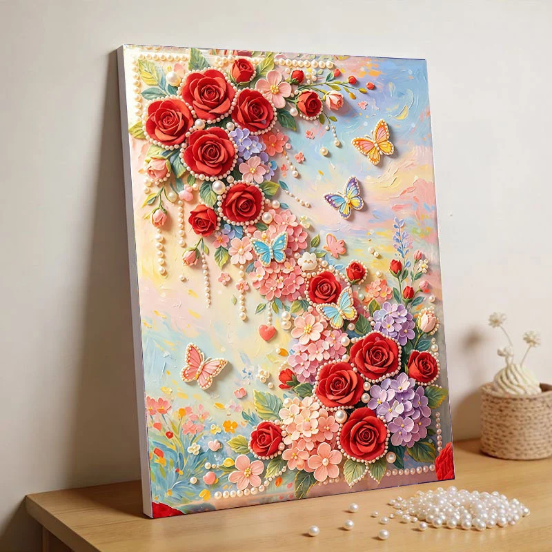 Handmade DIY Pearl Paintingnew Simple Style With Pearls — image 4