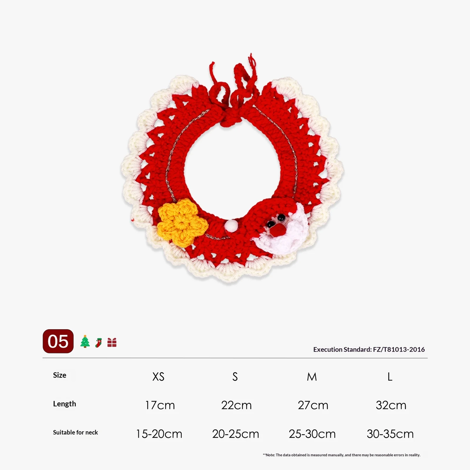 Handmade Knitted Yarn Pet Collar — image 5
