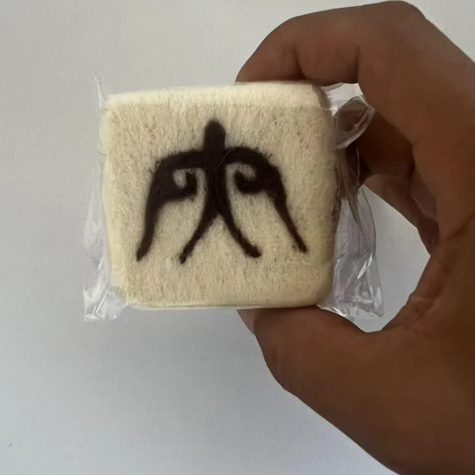 Handmade Wool Felt Soap With Colorful Patterns — image 5