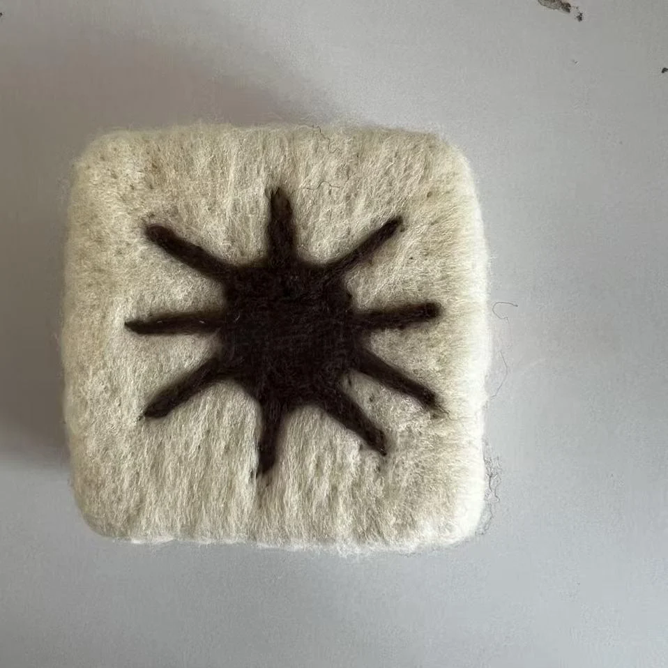 Handmade Wool Felt Soap With Colorful Patterns — image 2