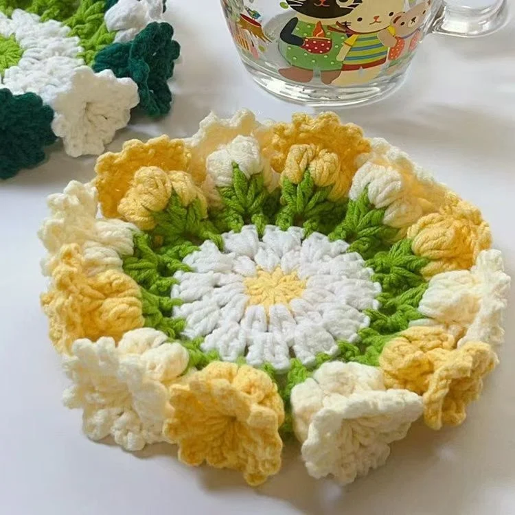 Handmade Yarn DIY Kit Roses And Lily Of The Valley — image 2
