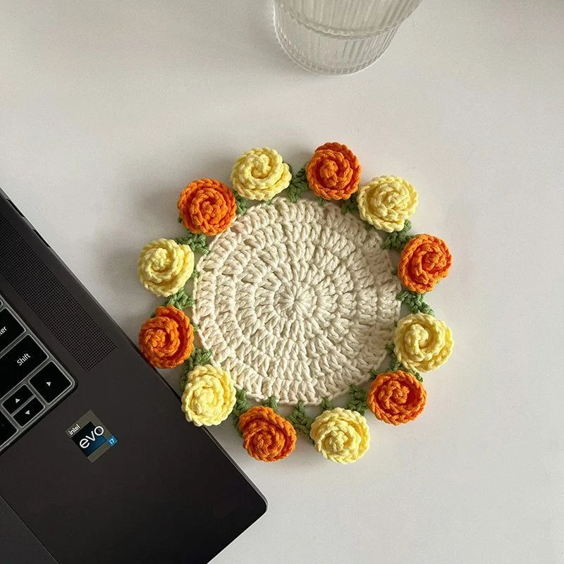 Handmade Yarn DIY Kit Roses And Lily Of The Valley — image 6