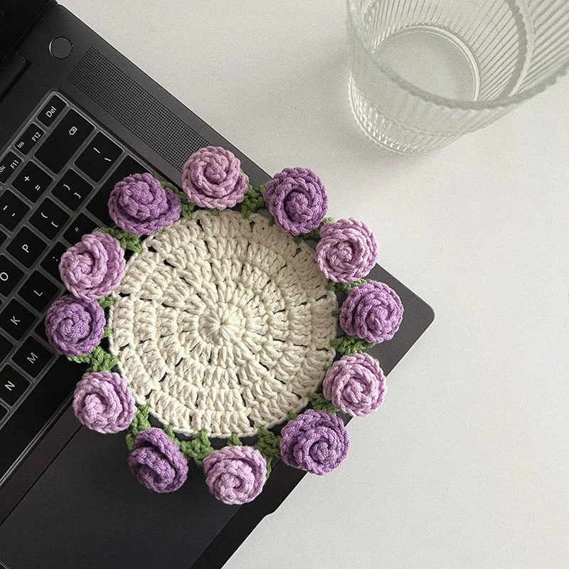 Handmade Yarn DIY Kit Roses And Lily Of The Valley — image 4