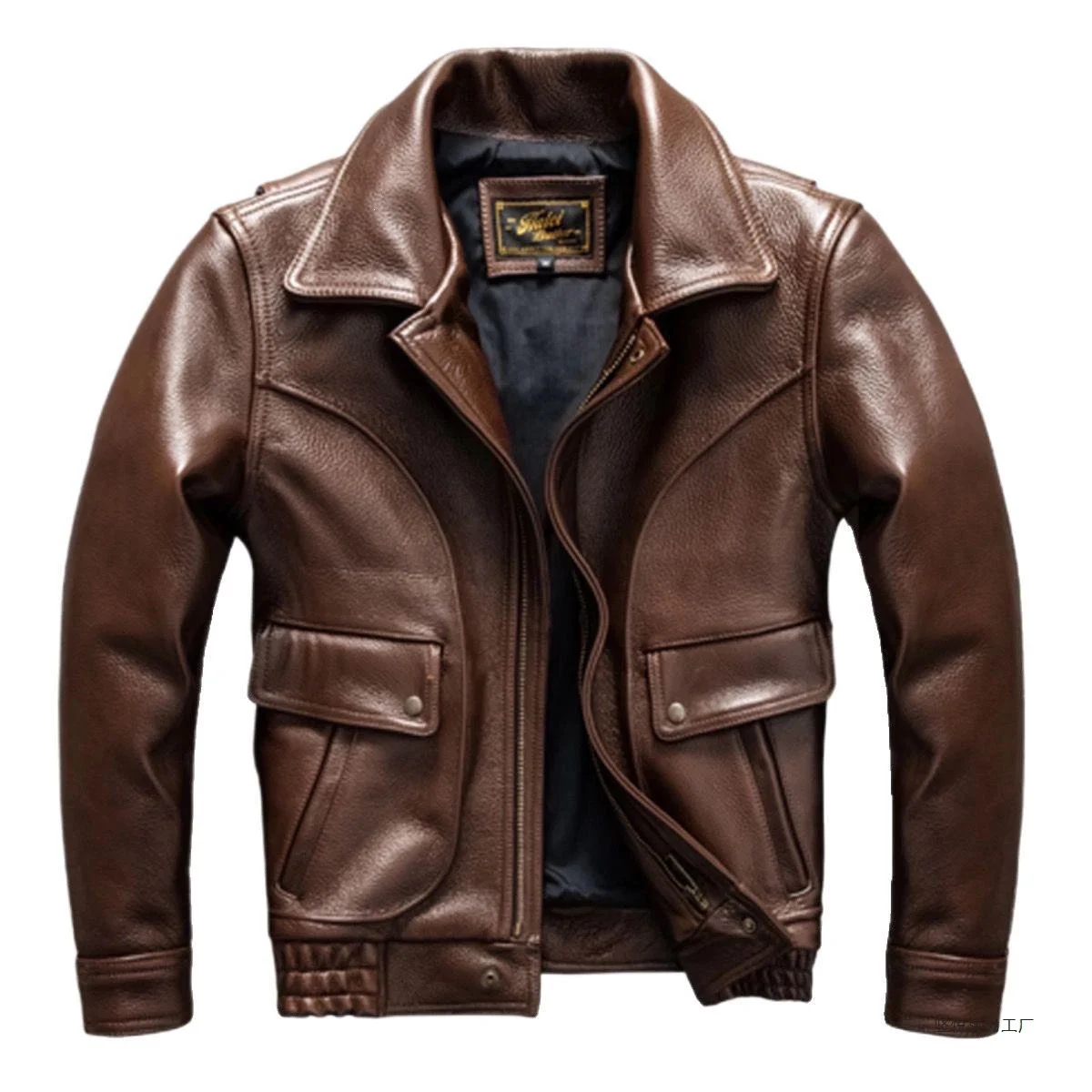 Handsome Soft Leather Jacket Coat — image 1