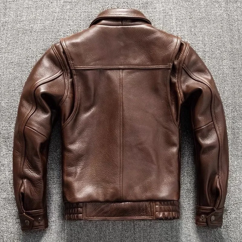 Handsome Soft Leather Jacket Coat — image 2
