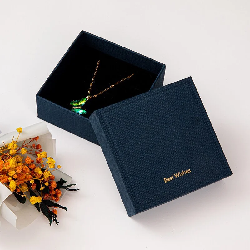 Hardboard High-end Textured Jewelry Box — image 3