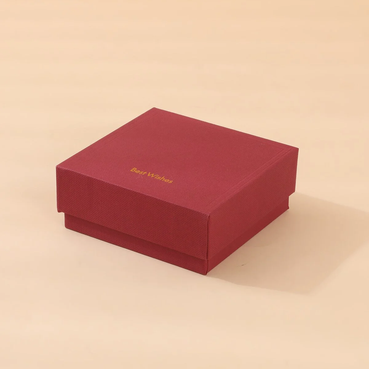 Hardboard High-end Textured Jewelry Box — image 4