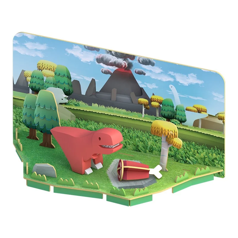 Harfo Dinosaur Puzzle Toy Assembly Boys Building Blocks Educational Intelligence Model — image 4