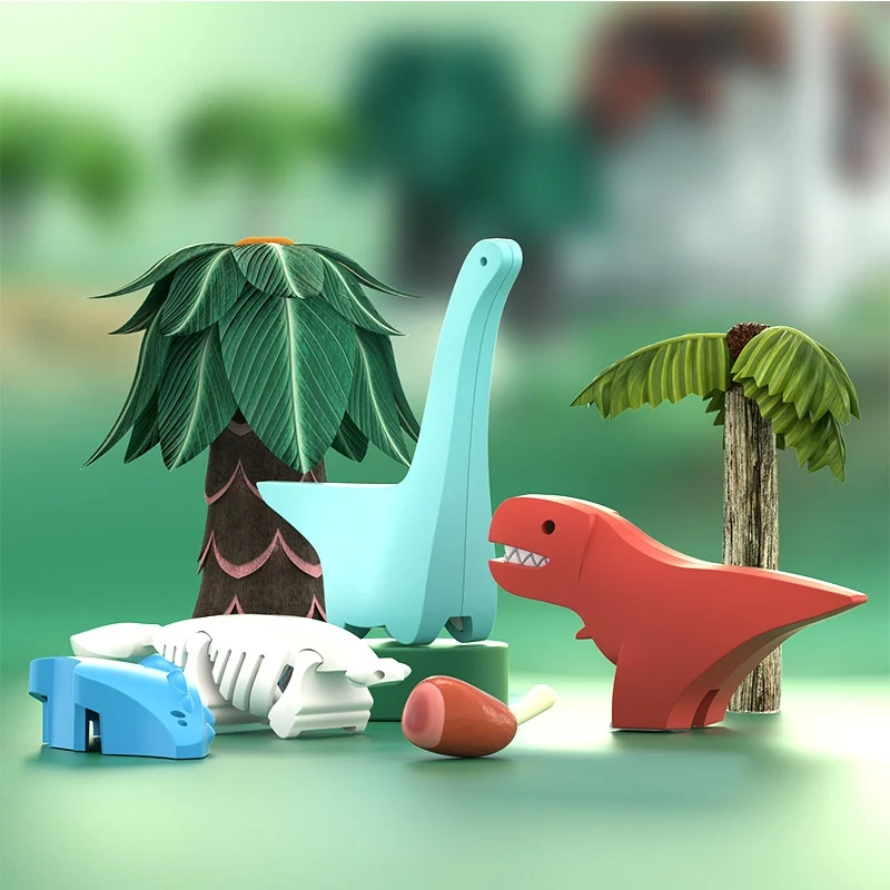 Harfo Dinosaur Puzzle Toy Assembly Boys Building Blocks Educational Intelligence Model — image 5