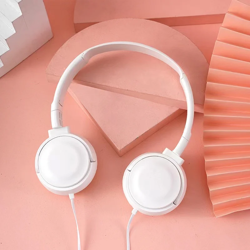 Head-mounted Wired Headset In Macaron Colors With A Microphone — image 7