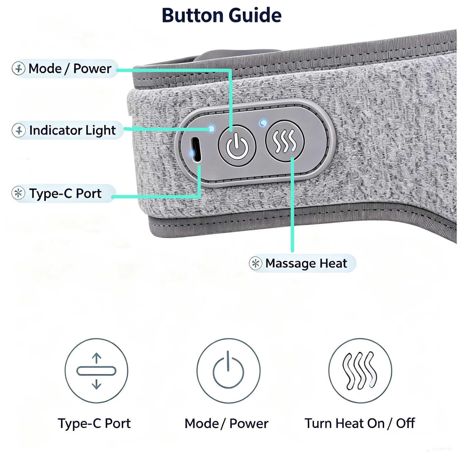 Heated Eye Mask Cordless Electric Warm Compress For Dry Eyes, Stye & Strain Relief… — image 3